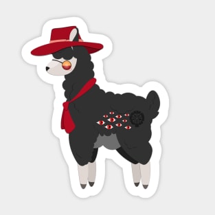 Alucard Llama Sticker